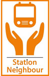 Station Neighbours – helping you when the station is unstaffed.All within a 5 minute walk of the station.