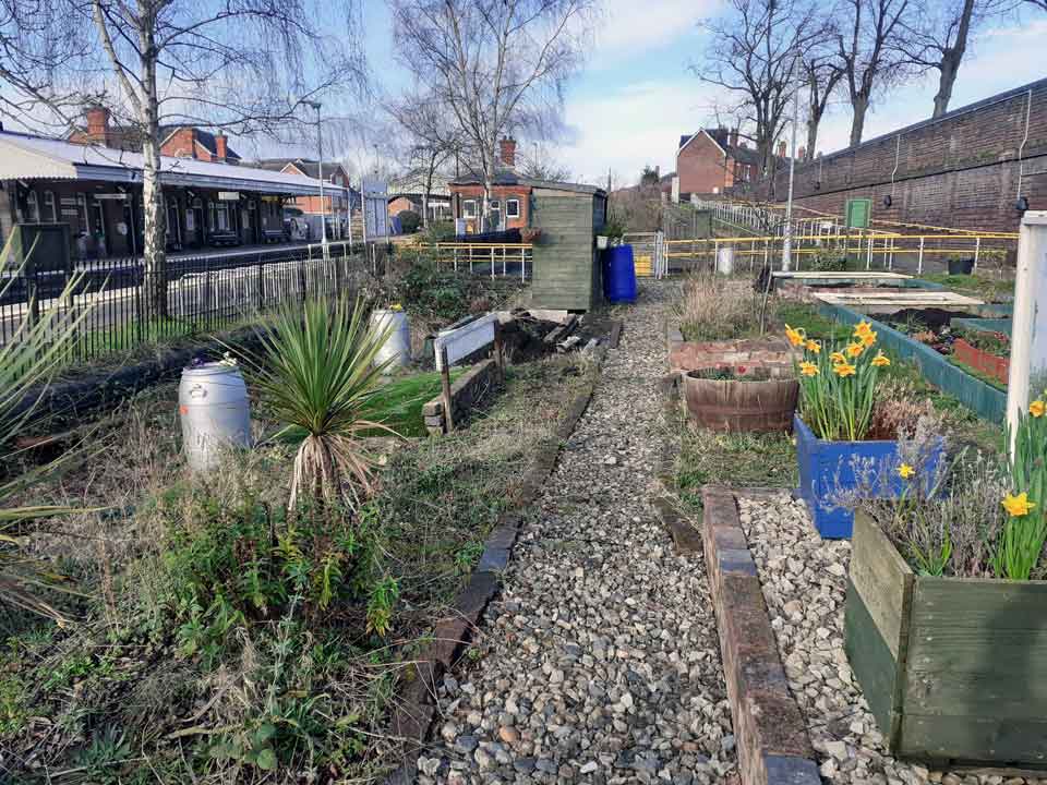 The Station Garden at Evesham