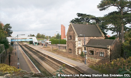 Malvern Link Railway Station by Bob Embleton CCL