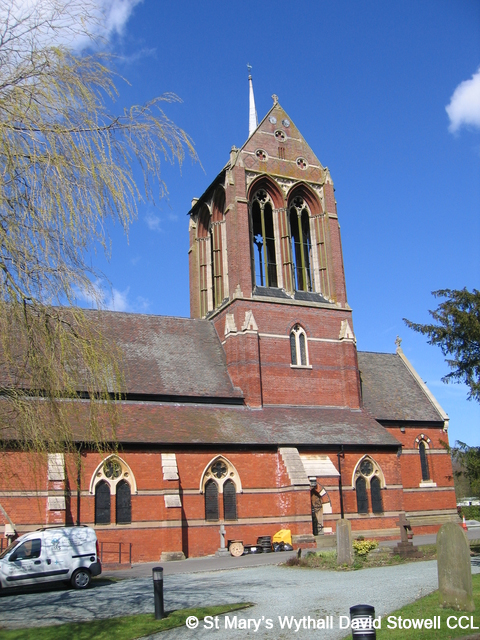 The former church of St Mary Wythall