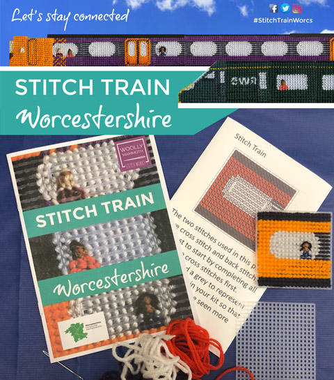 Stitch Train Tapestry KIt