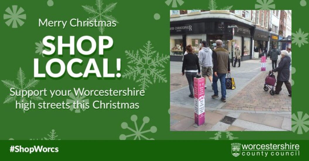 Worcestershire Shop Local Merry Christmas