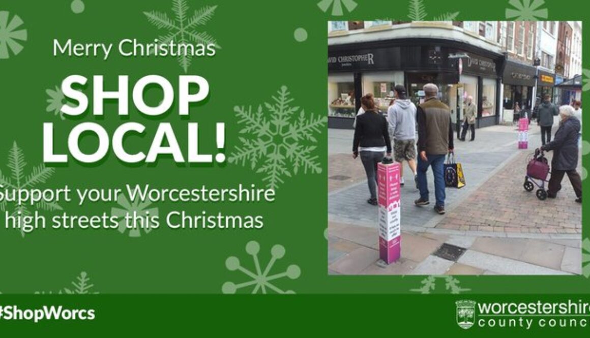 Worcestershire Shop Local Merry Christmas