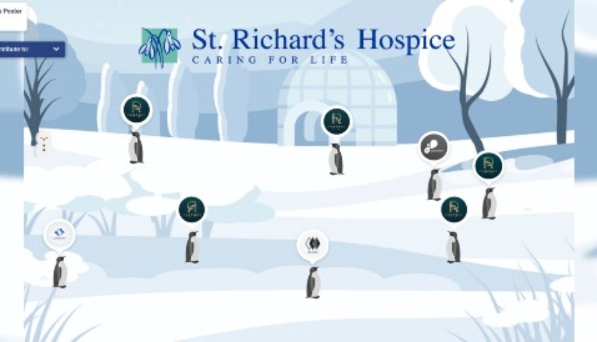 St Richard's Hospice Penguin poster fundraiser