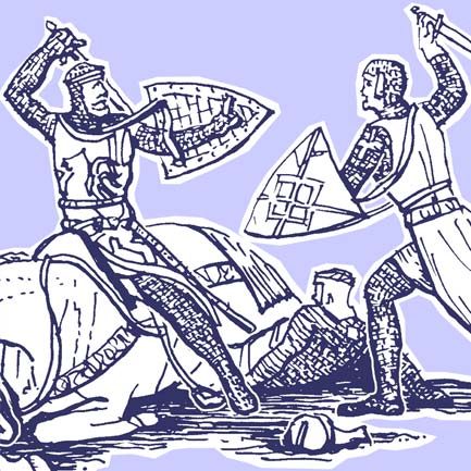 The battle of Evesham illustration