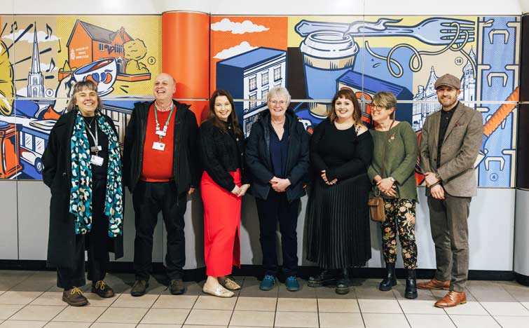 Foregate Street Station Mural partners