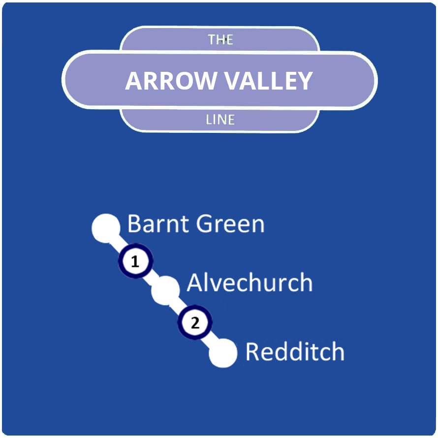 Arrow Valley line diagram