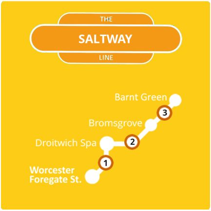 Barnt Green - Bromsgrove - Droitwich Spa